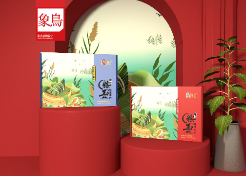象鸟品牌X上海·璐坊粽王X食品粽子包装设计