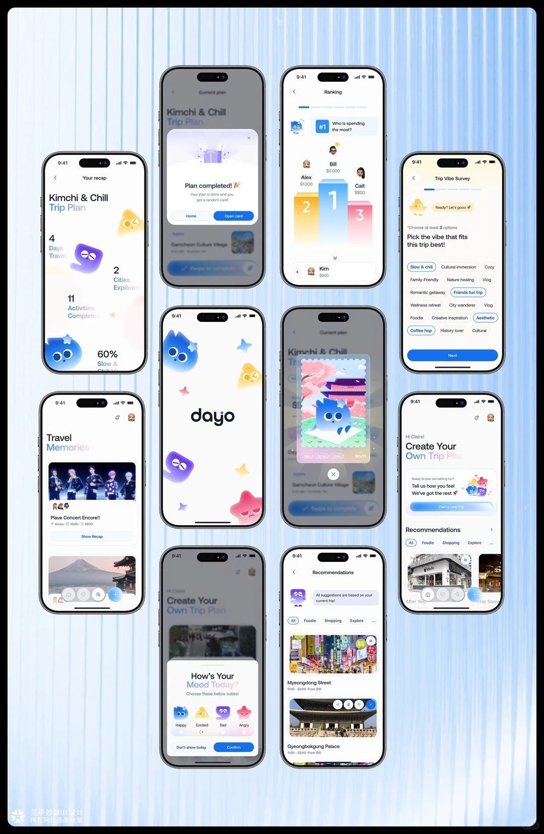  移动端UI设计案例分享｜这款旅行App连心情都考虑了！