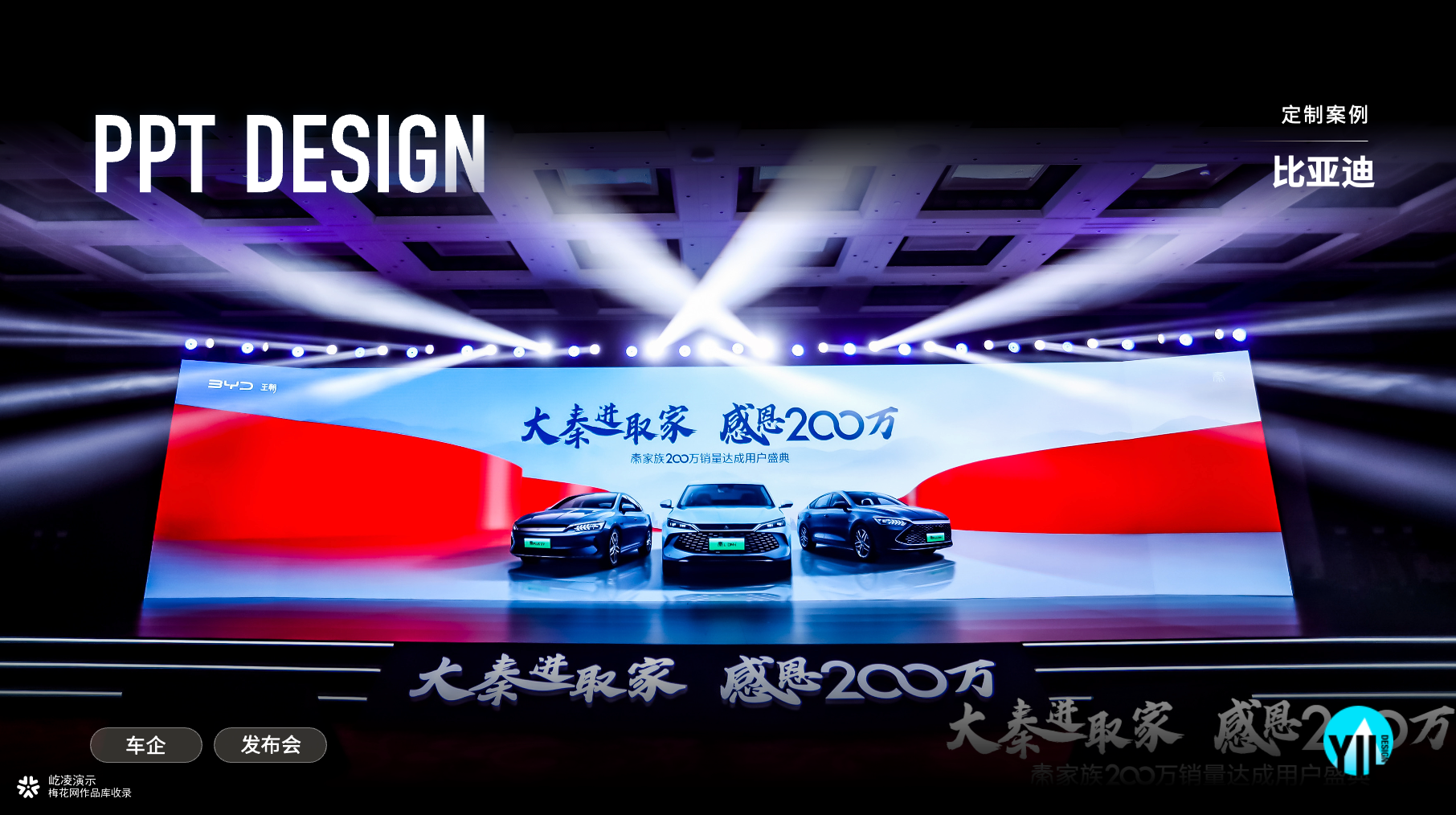 PPT定制｜2025年比亚迪王朝网200万用户年终用户盛典