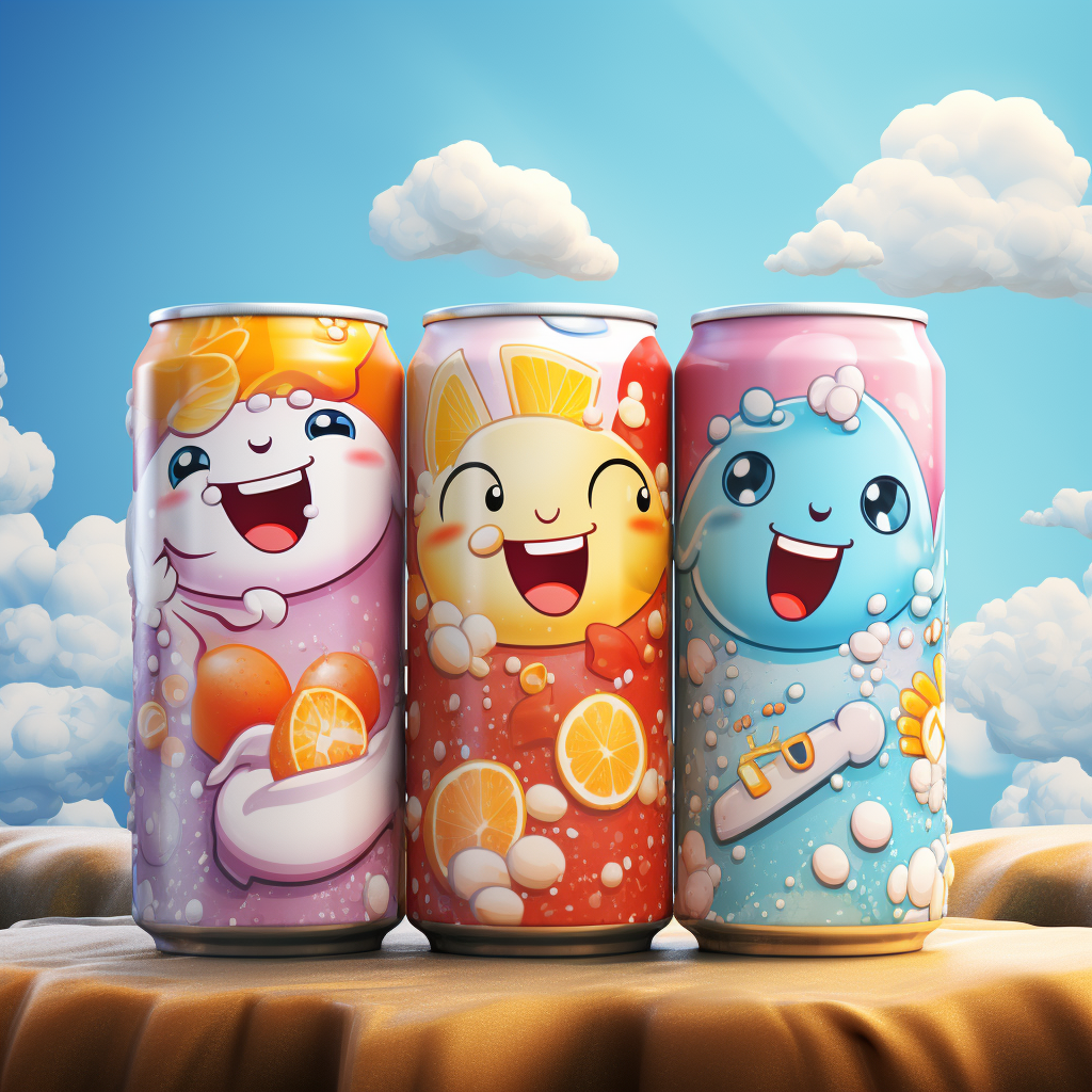 饮料矿泉水包装设计/工业设计 /果汁饮料包装设计 果味汽水包装设计