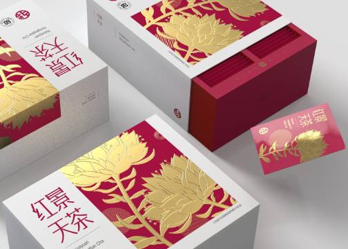 保健茶包装设计 茶饮产品包装设计 红景天茶包装设计