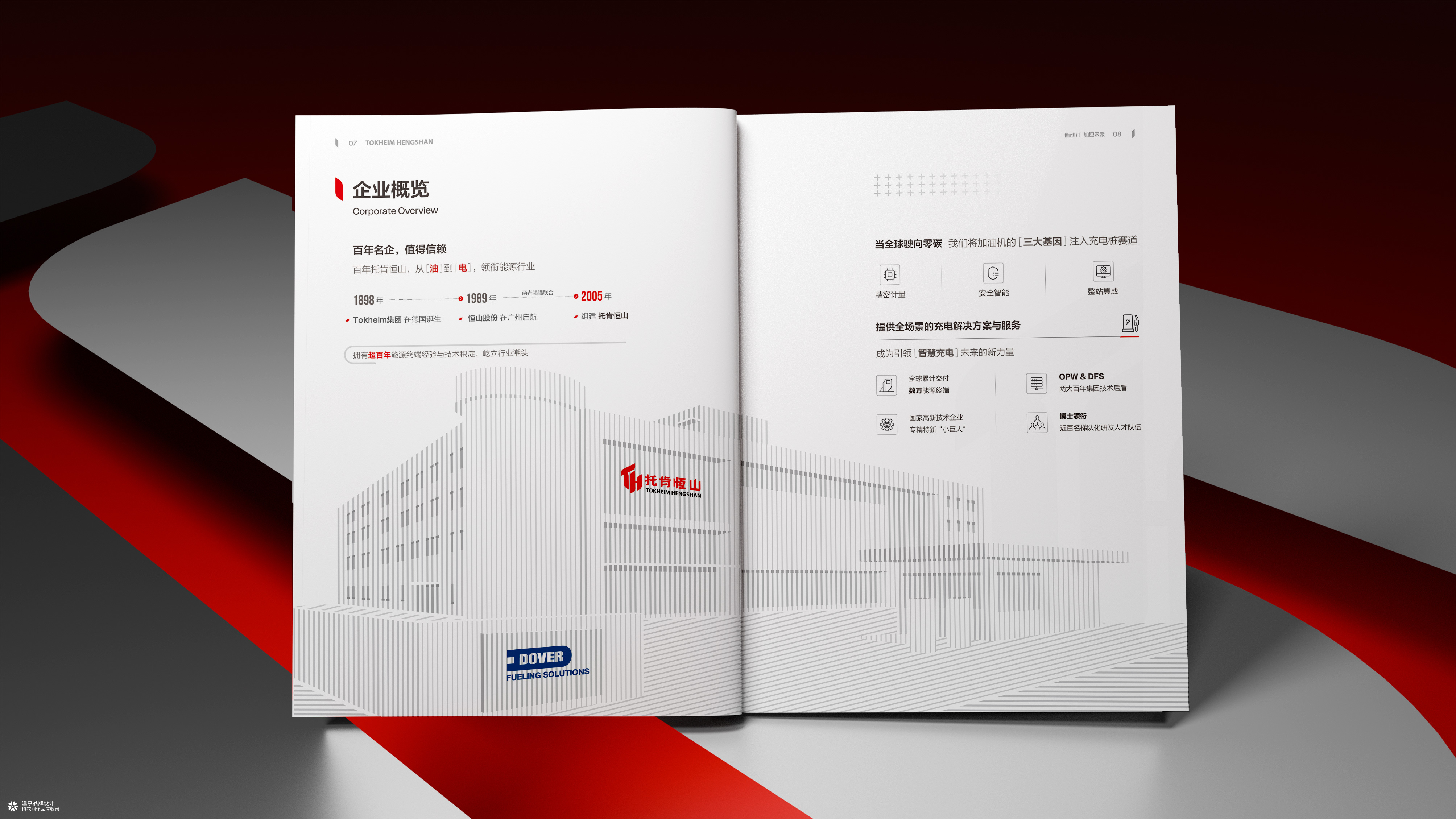 智慧充电桩企业画册设计