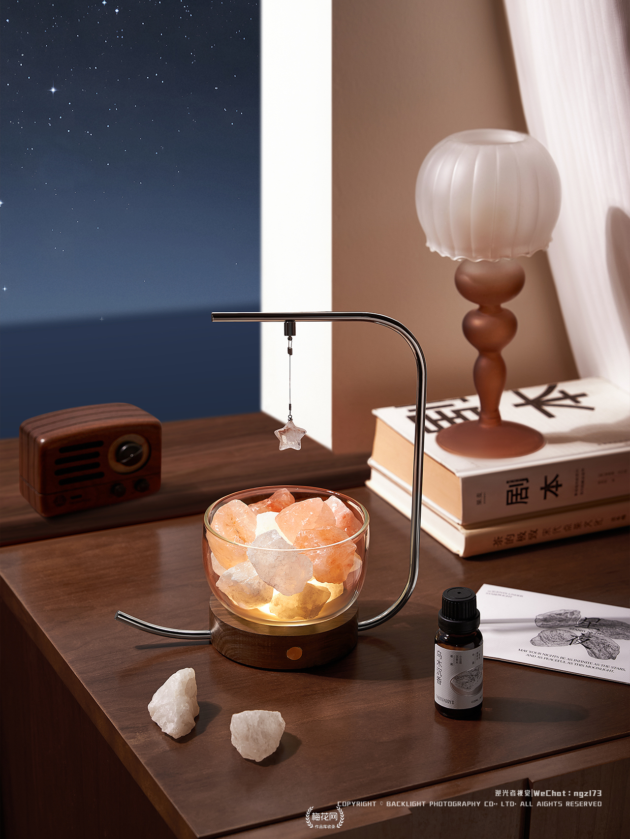 晶石香薰礼盒/静物摄影/家居摄影/菓凯香薰/逆光者视觉