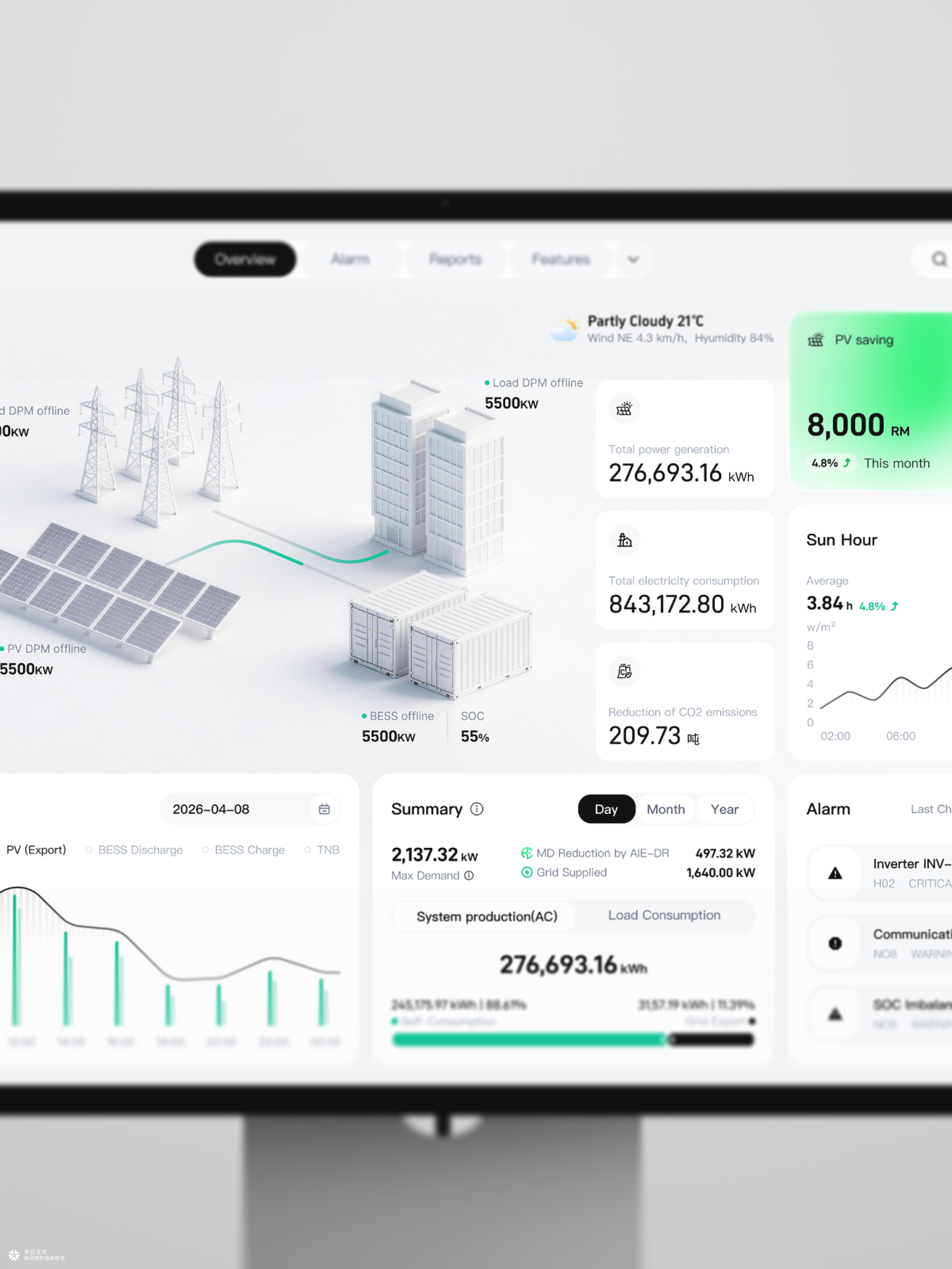 智慧能源管理平台 UI/UX 设计