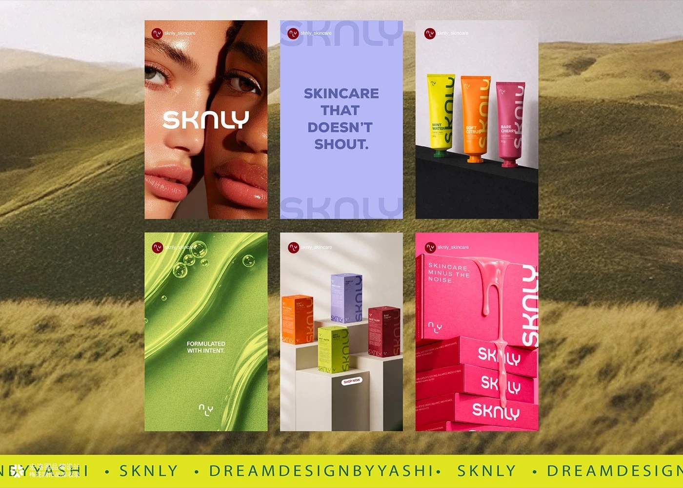 SKNLY 品牌包装设计创意-宏洛图品牌设计