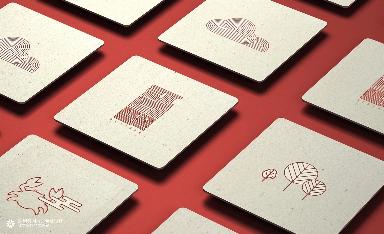 大闸蟹包装设计 大闸蟹礼盒包装设计 海鲜产品包装设计