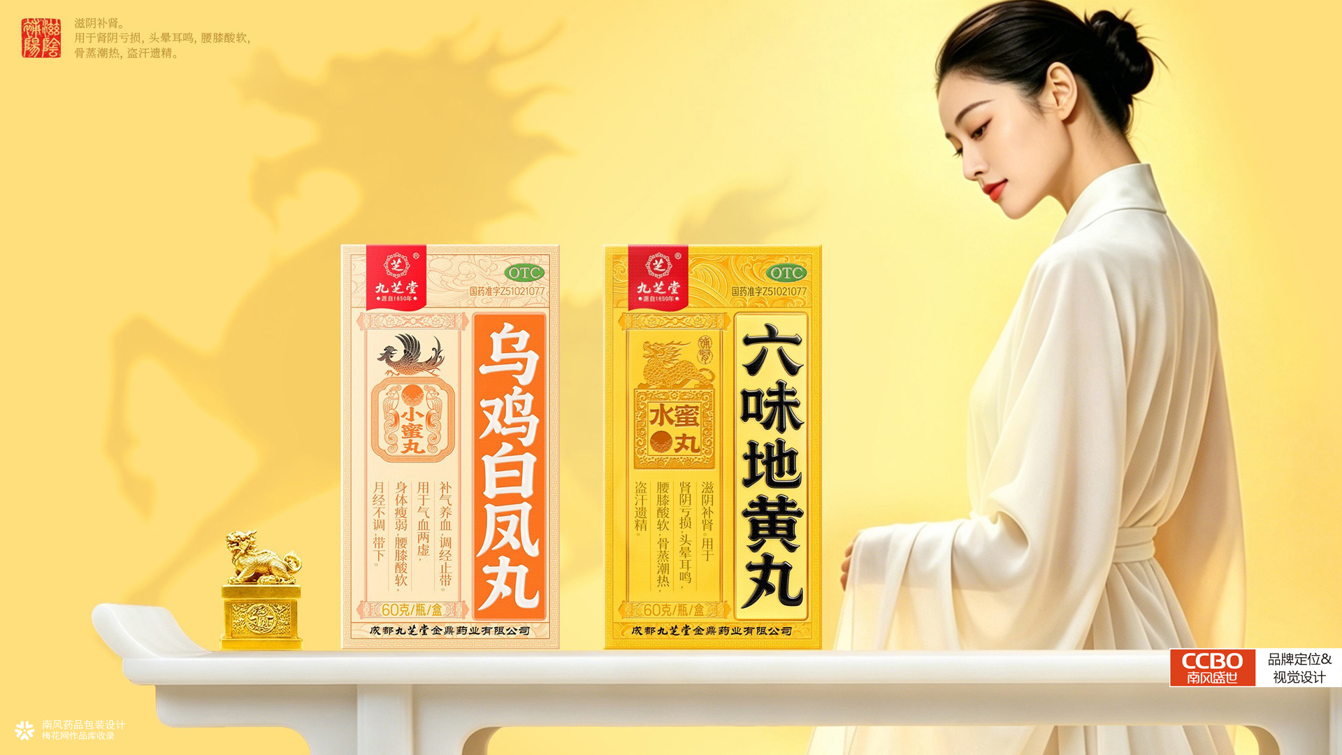 九芝堂药品包装设计案例原创作品南风盛世医药品牌包装公司