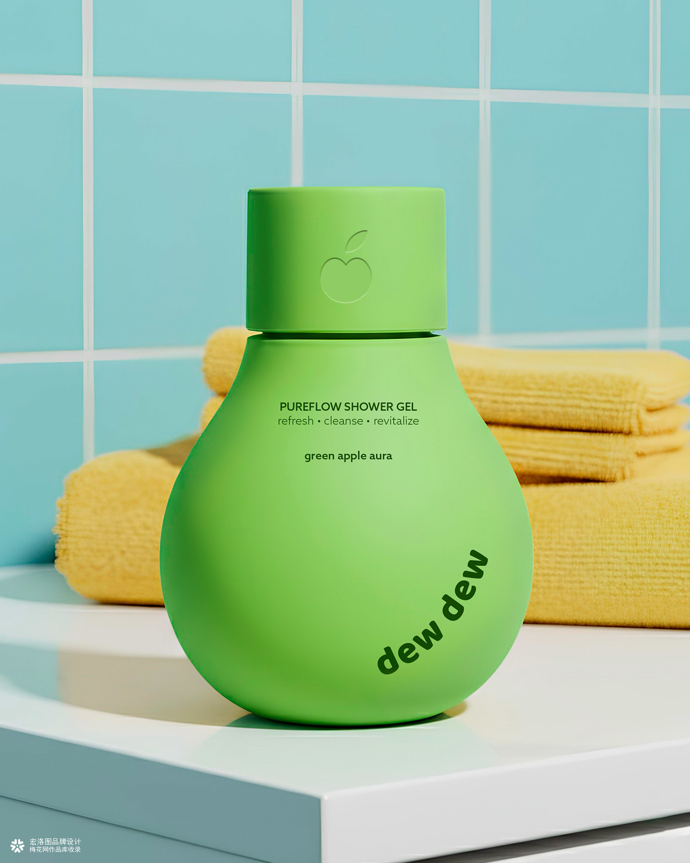 沐浴露Dewdew品牌包装设计-宏洛图品牌设计