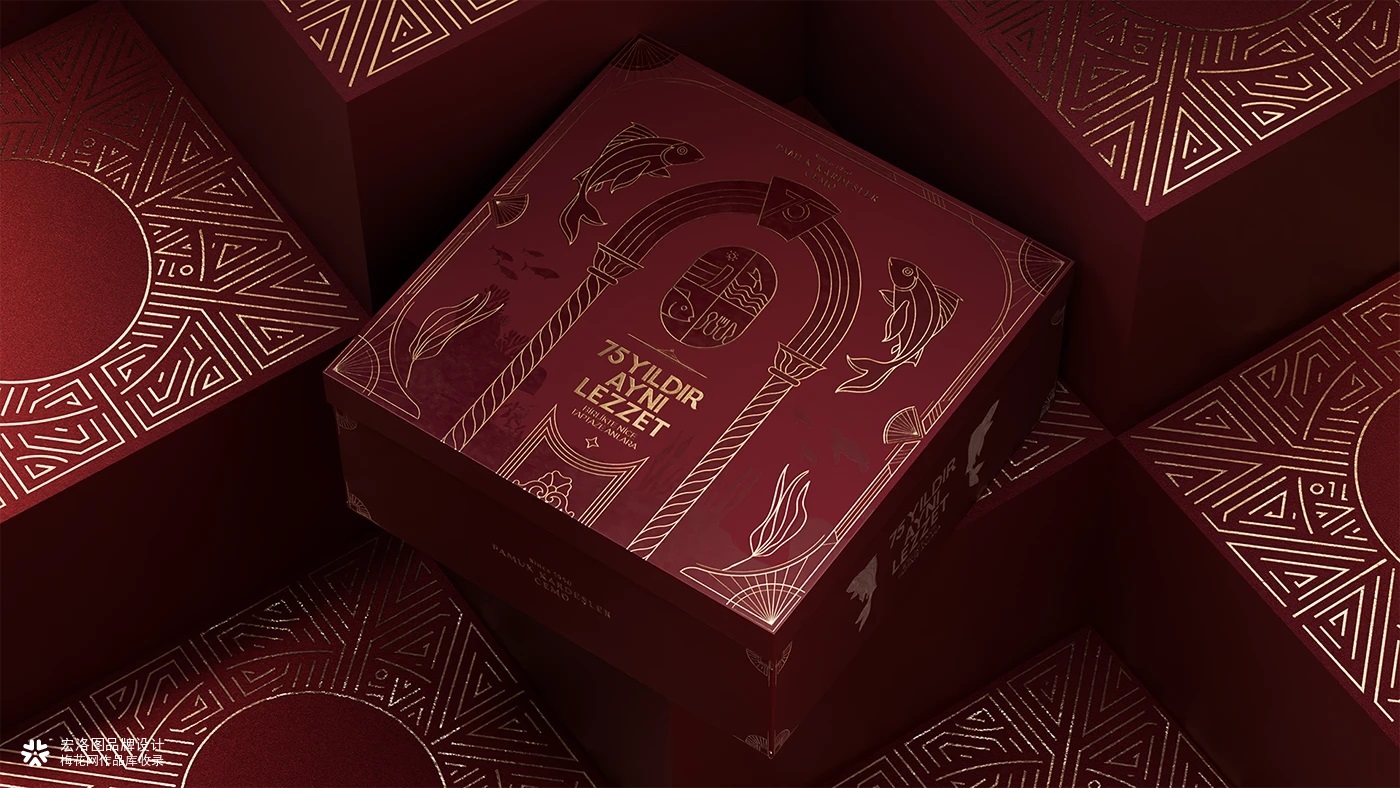 Pamuk Kardeşler Cemo 75周年华诞的礼盒包装设计-宏洛图品牌设计