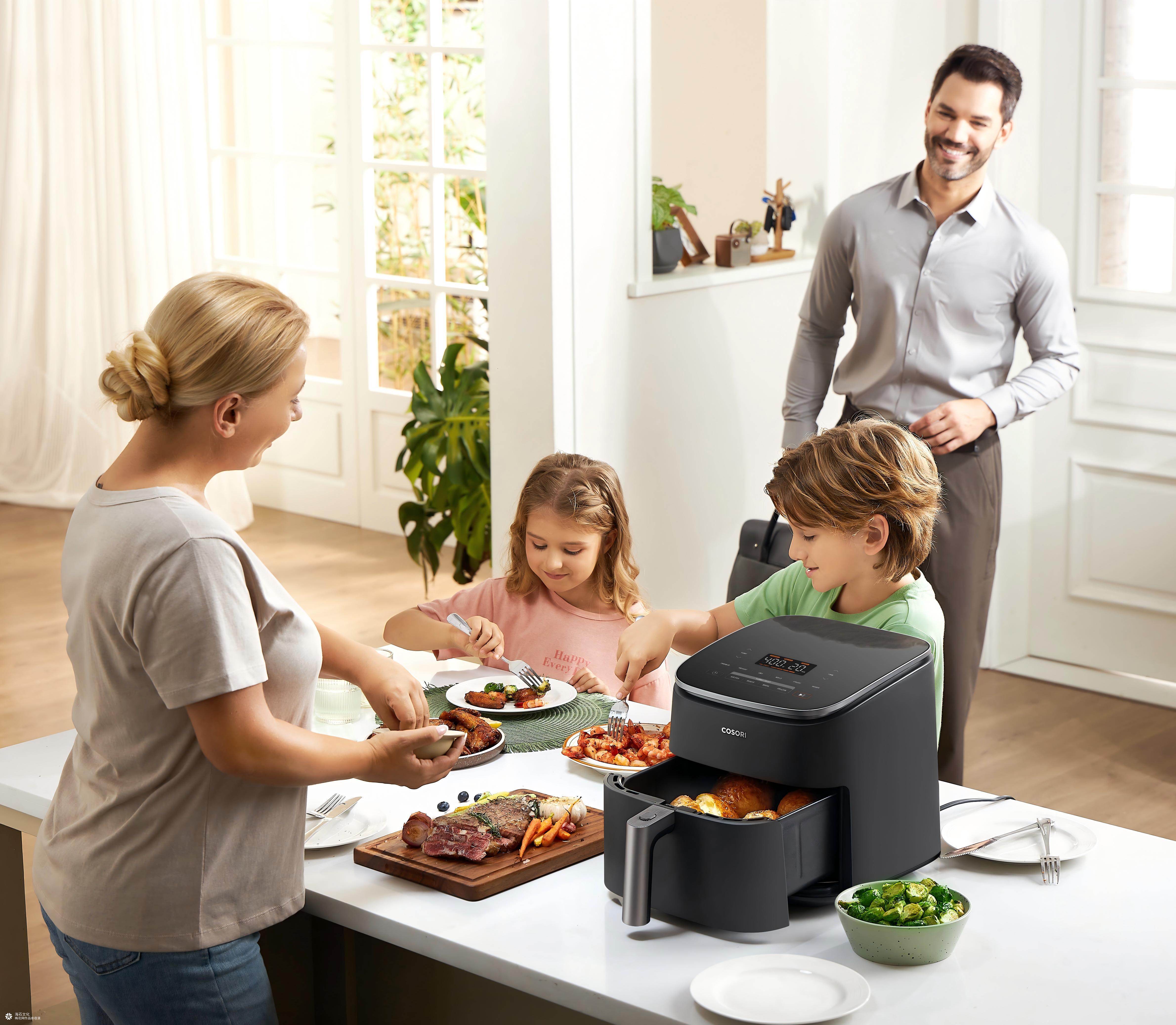 厨电拍摄|小家电摄影|亚马逊外销空气炸锅美食诱惑