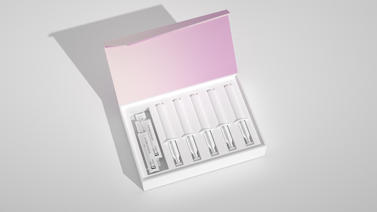 女性私密产品护理套装包装设计/乳液/包装原液化妆品套盒 