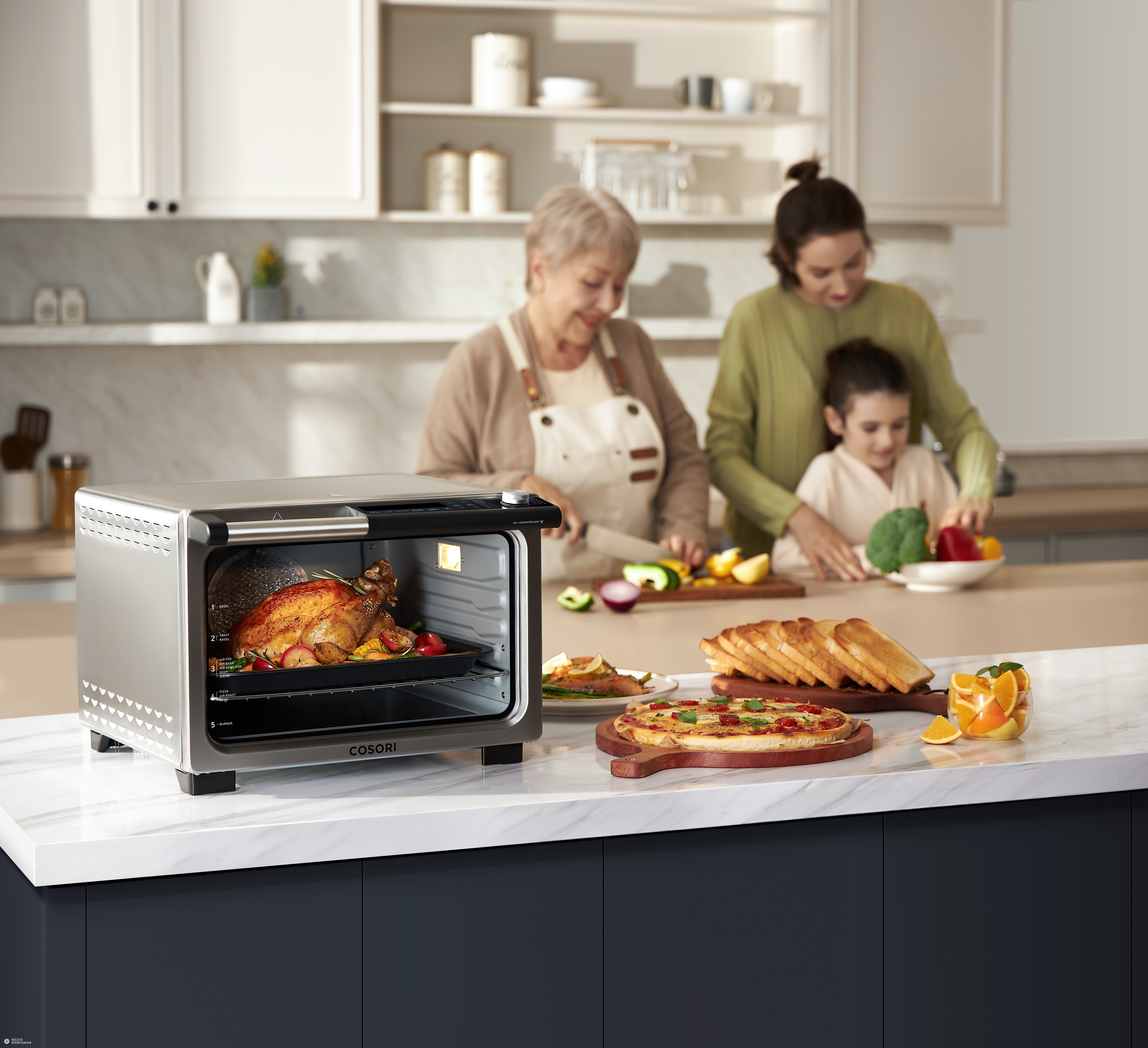 静物拍摄|小家电拍摄|厨电外销亚马逊小烤箱食物氛围