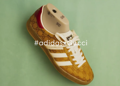 Gucci携手adidas发布联名运动鞋