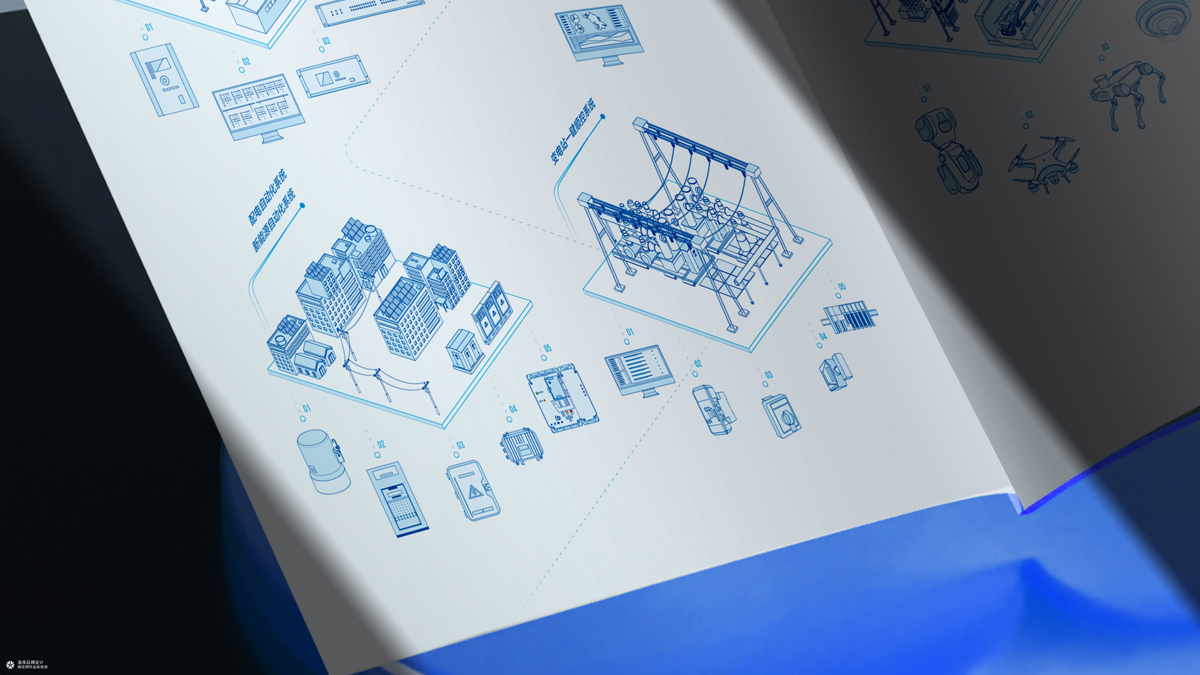 智慧电力新能源画册