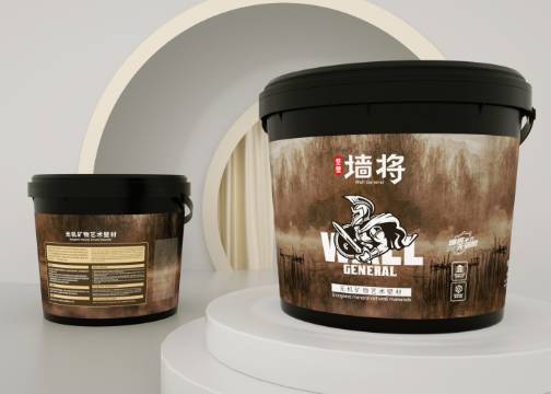 微水泥/雅晶石/天鹅绒艺术涂料桶包装设计