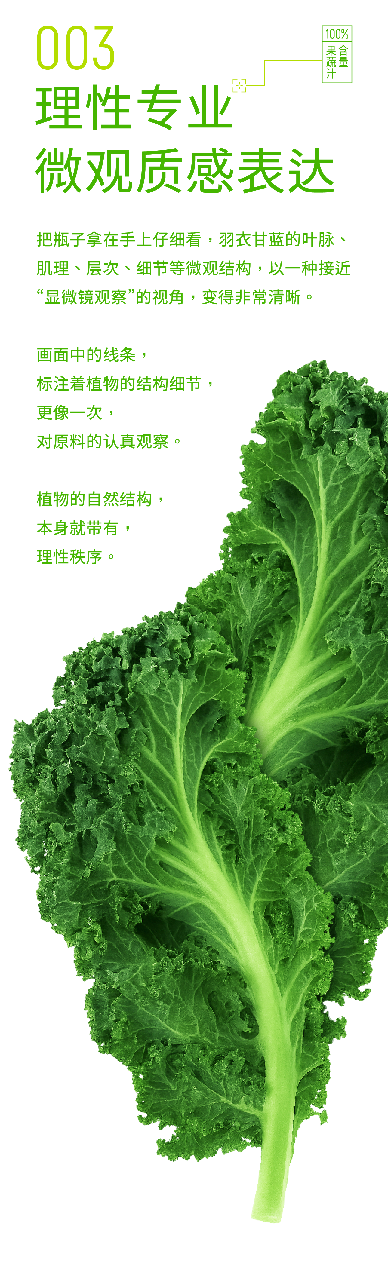 遇义设计丨羽衣甘蓝汁饮料包装设计丨植此青绿