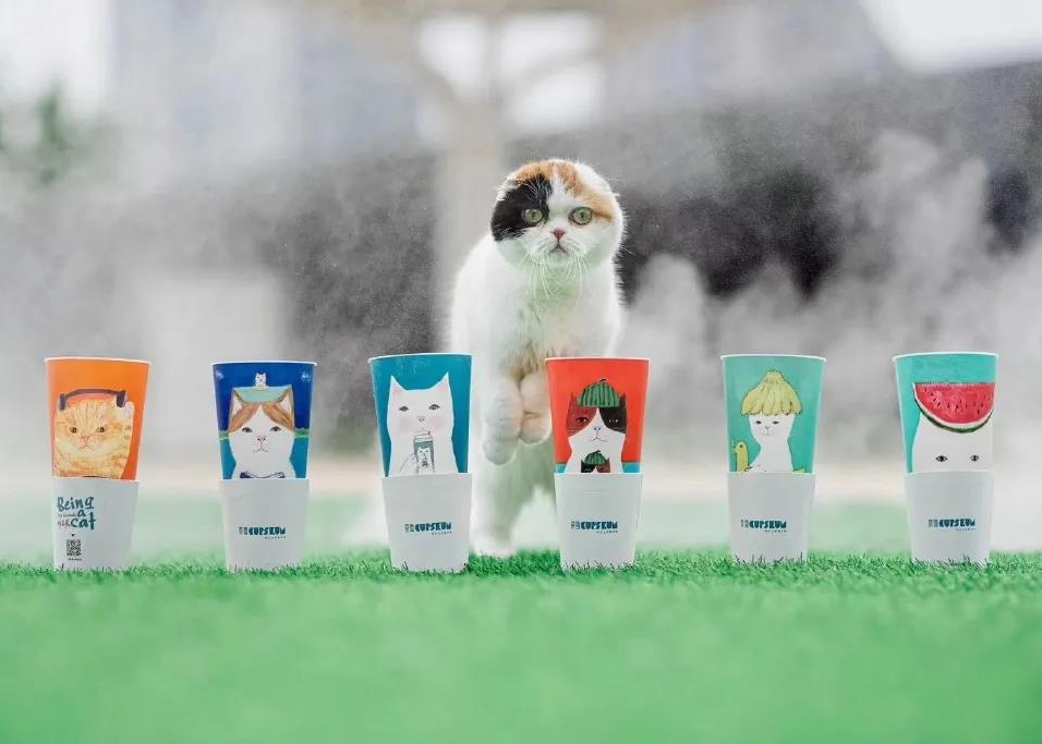 奈雪的茶推出「猫猫爪杯塞」，一“爪”治愈打工人！