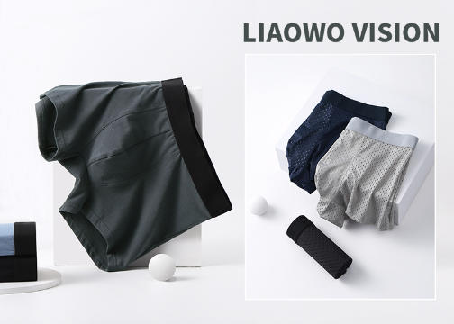 贴身衣物 | 男士内裤 x 白色经典 x LIAOWO VISION