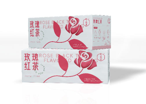 茶叶包装设计：玫瑰红茶包装设计作品案例