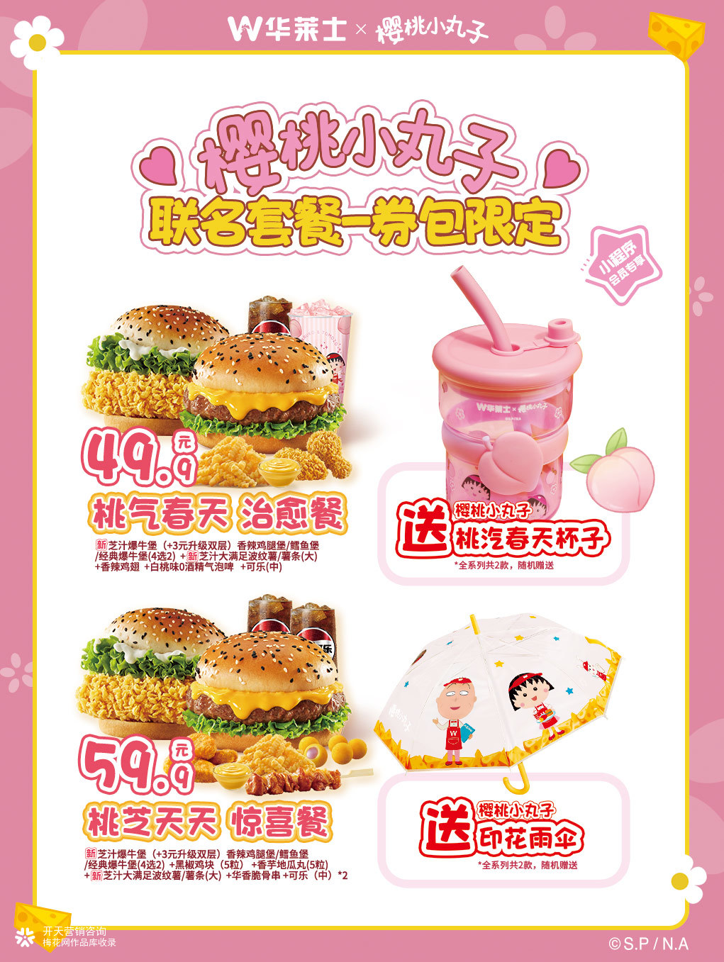 开天咨询营销案例|华莱士x樱桃小丸子联名