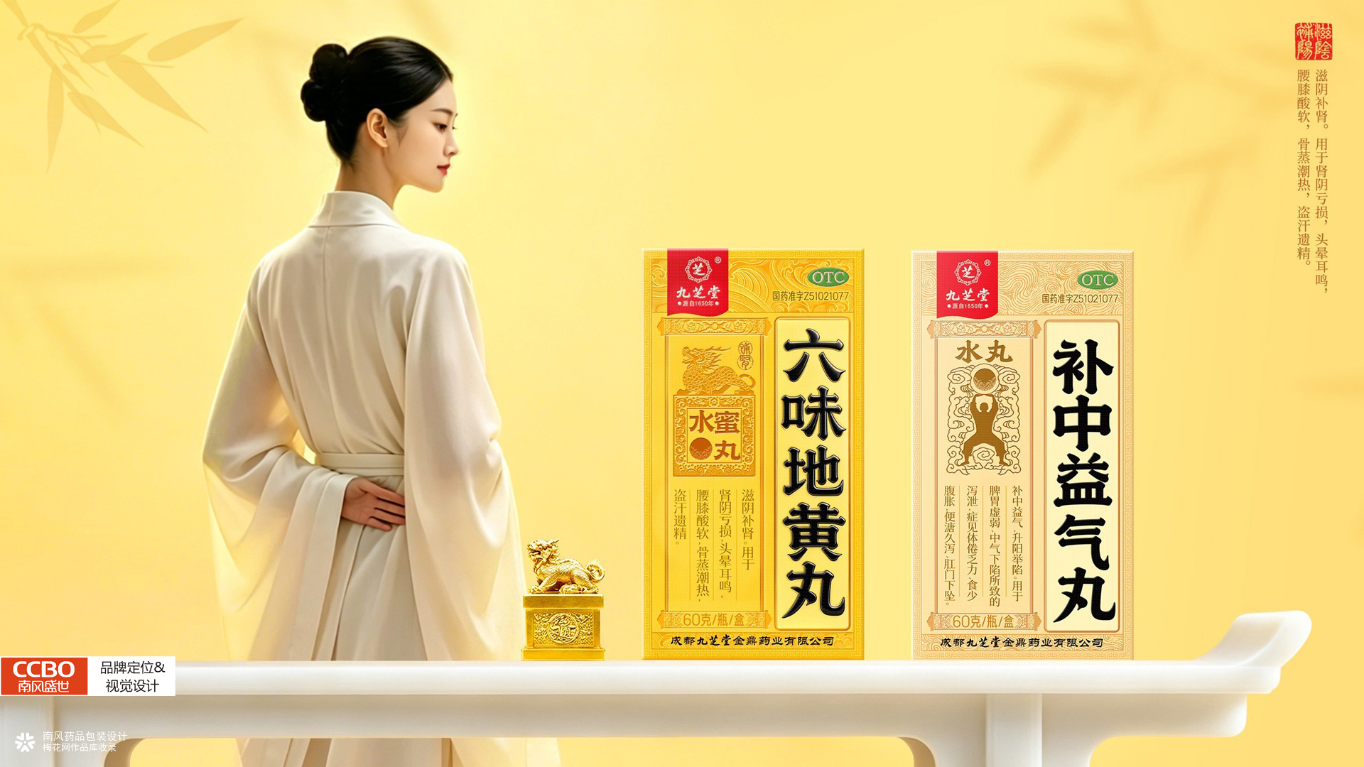 九芝堂药品包装设计案例原创作品南风盛世医药品牌包装公司