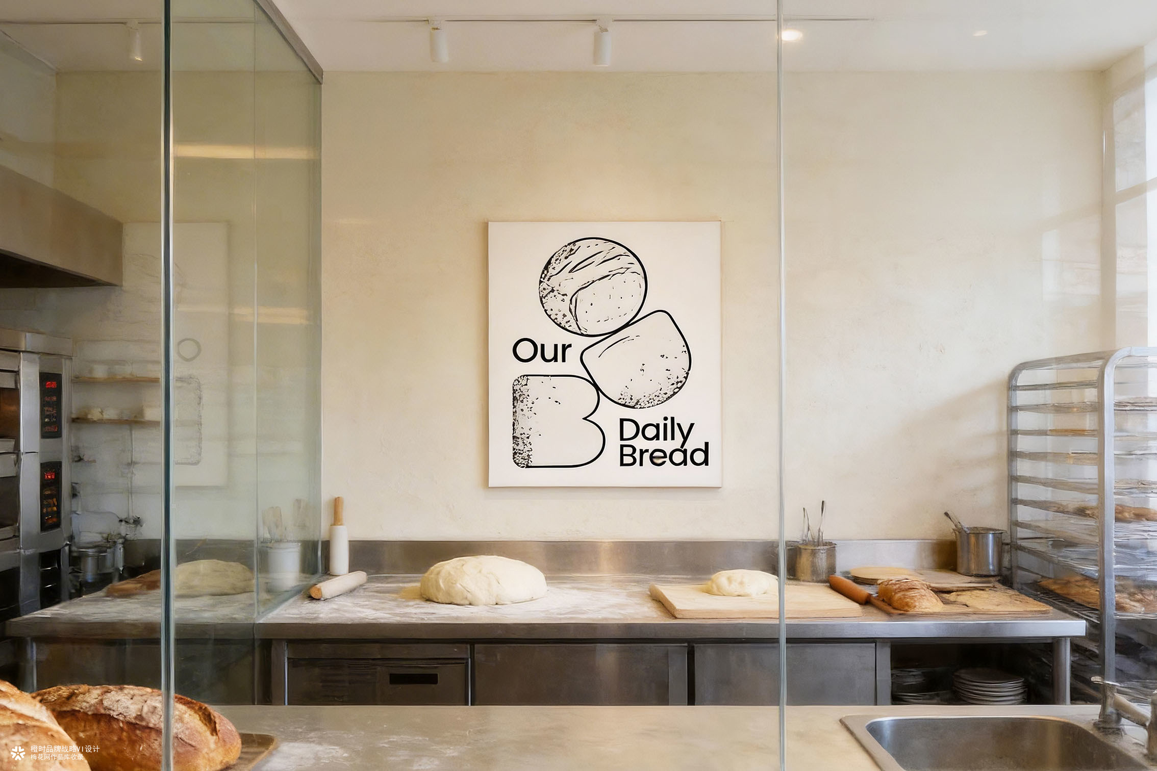 otimebrand 橙时品牌原创案例 | ODB手作面包坊品牌形象VI设计