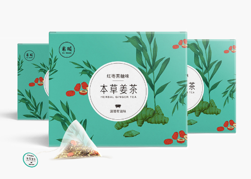 素暖—新中式养生姜品牌包装设计