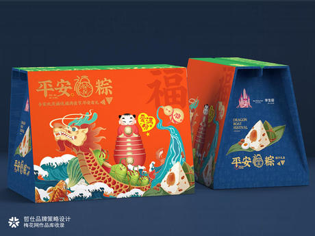 粽子包装|食品包装设计 食品包装 节日礼品 品牌包装