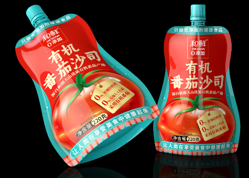 食品包装｜有机番茄沙司酱包装设计