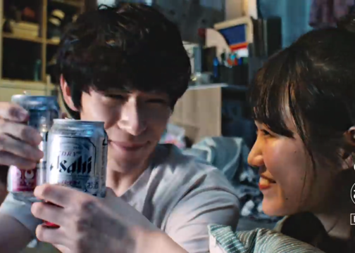 Asahi：边喝啤酒边为奥运选手喝彩吧