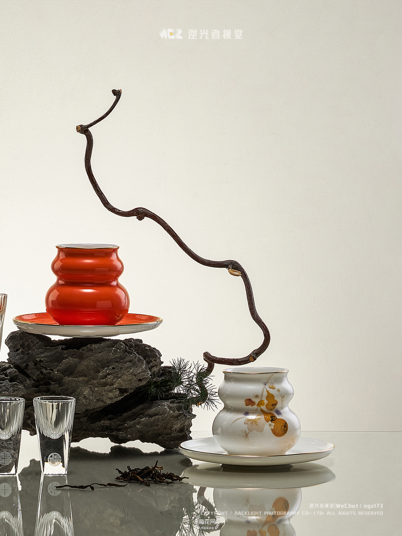 茶具静物摄影/酒杯产品摄影/安斯丽/逆光者视觉