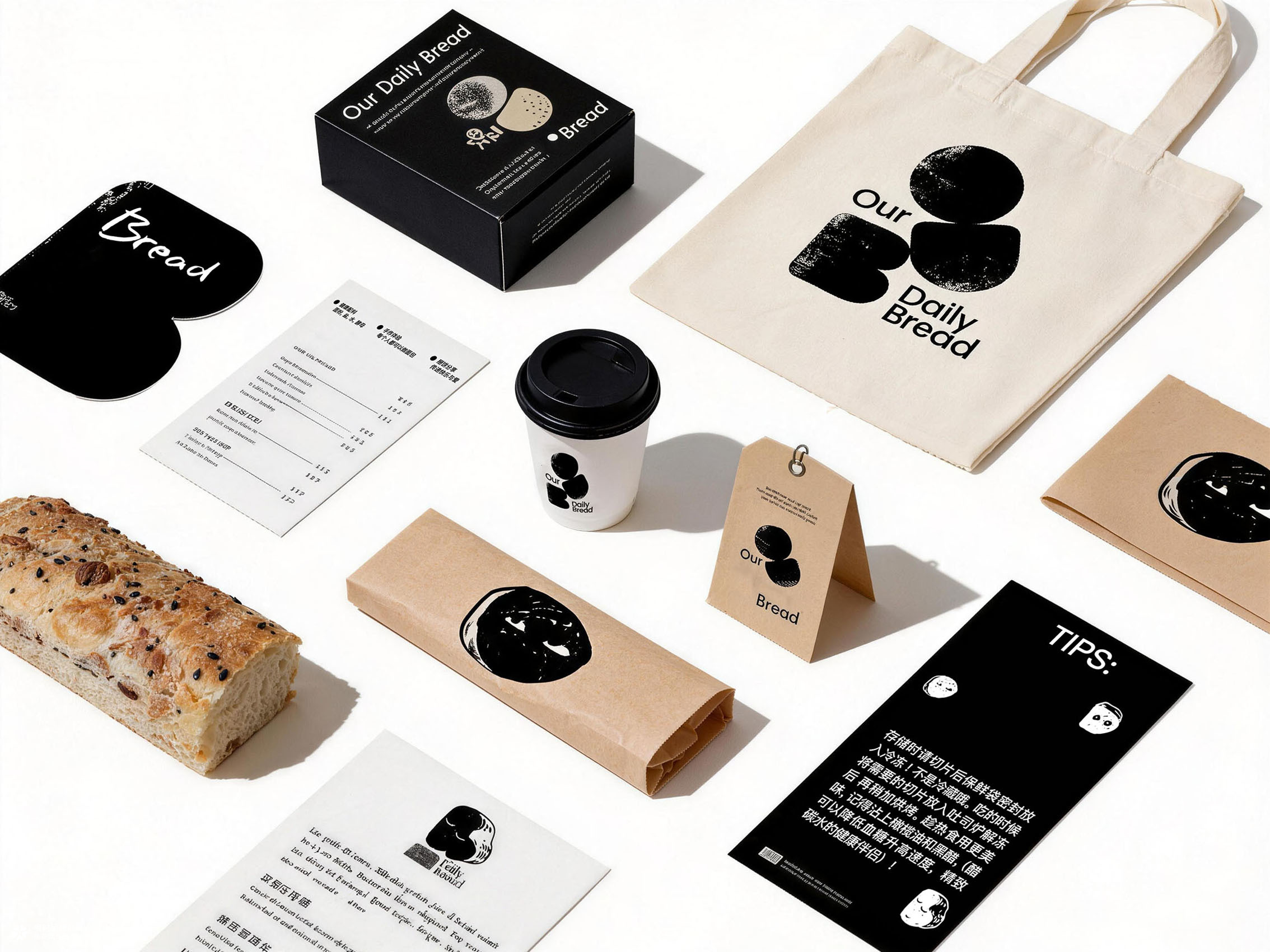 otimebrand 橙时品牌原创案例 | ODB手作面包坊品牌形象VI设计