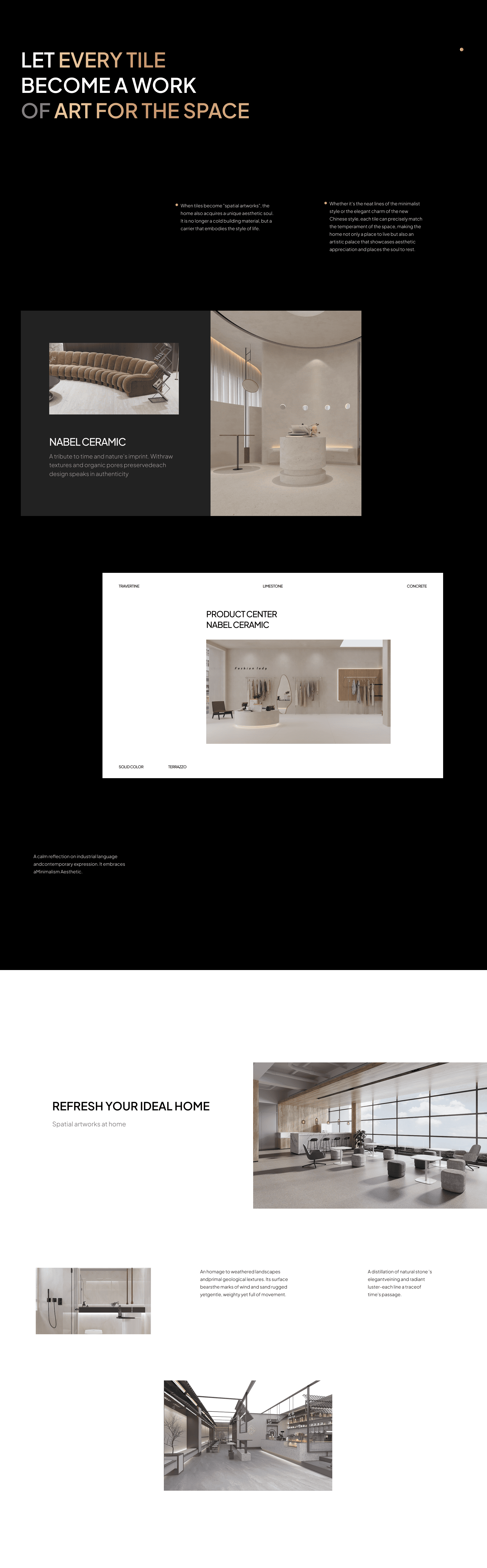 高端网站建设公司——诺贝尔瓷砖，细节皆是艺术