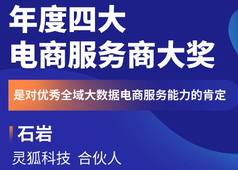 四大电商服务商大奖是对灵狐科技优秀全域大数据电商服务能力的肯定