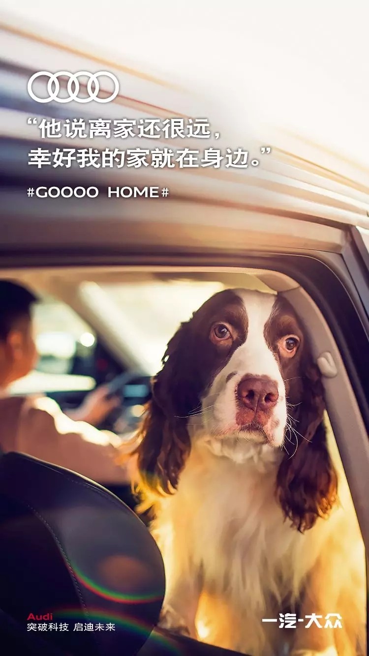 奥迪开年大戏：与萌汪一起#GooooHome#海报