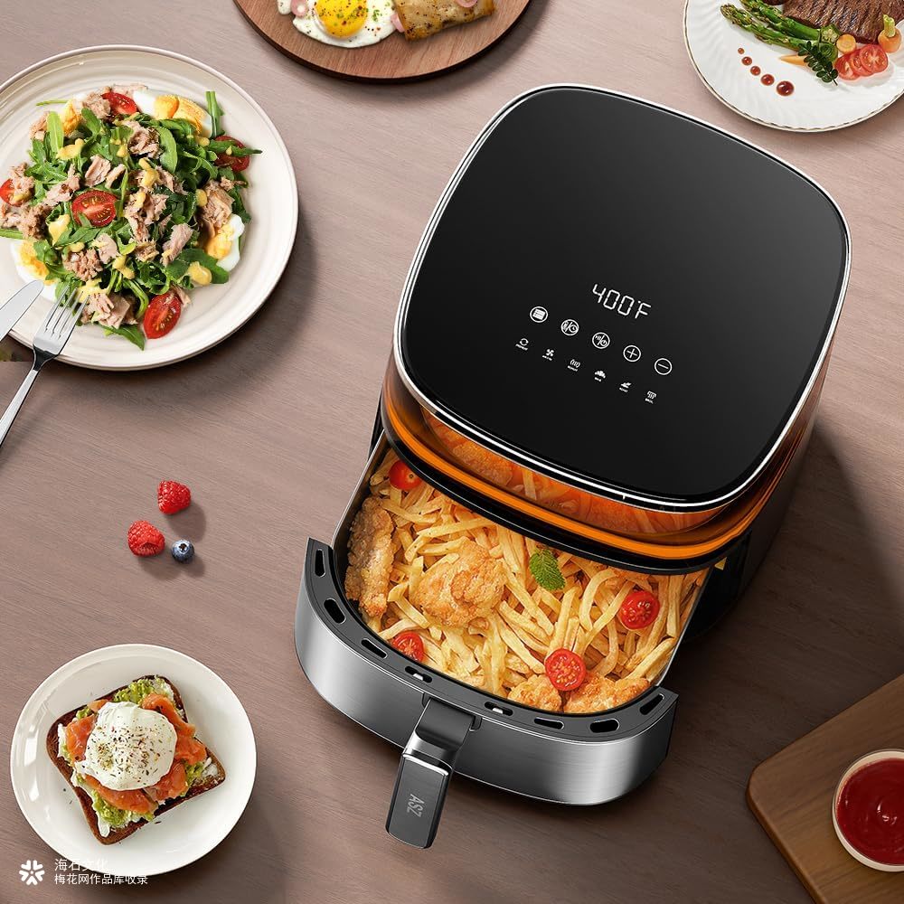 亚马逊空气炸锅平面拍摄【主/副图A+设计】