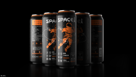 Space 1 × 3721设计｜一杯来自太空的啤酒