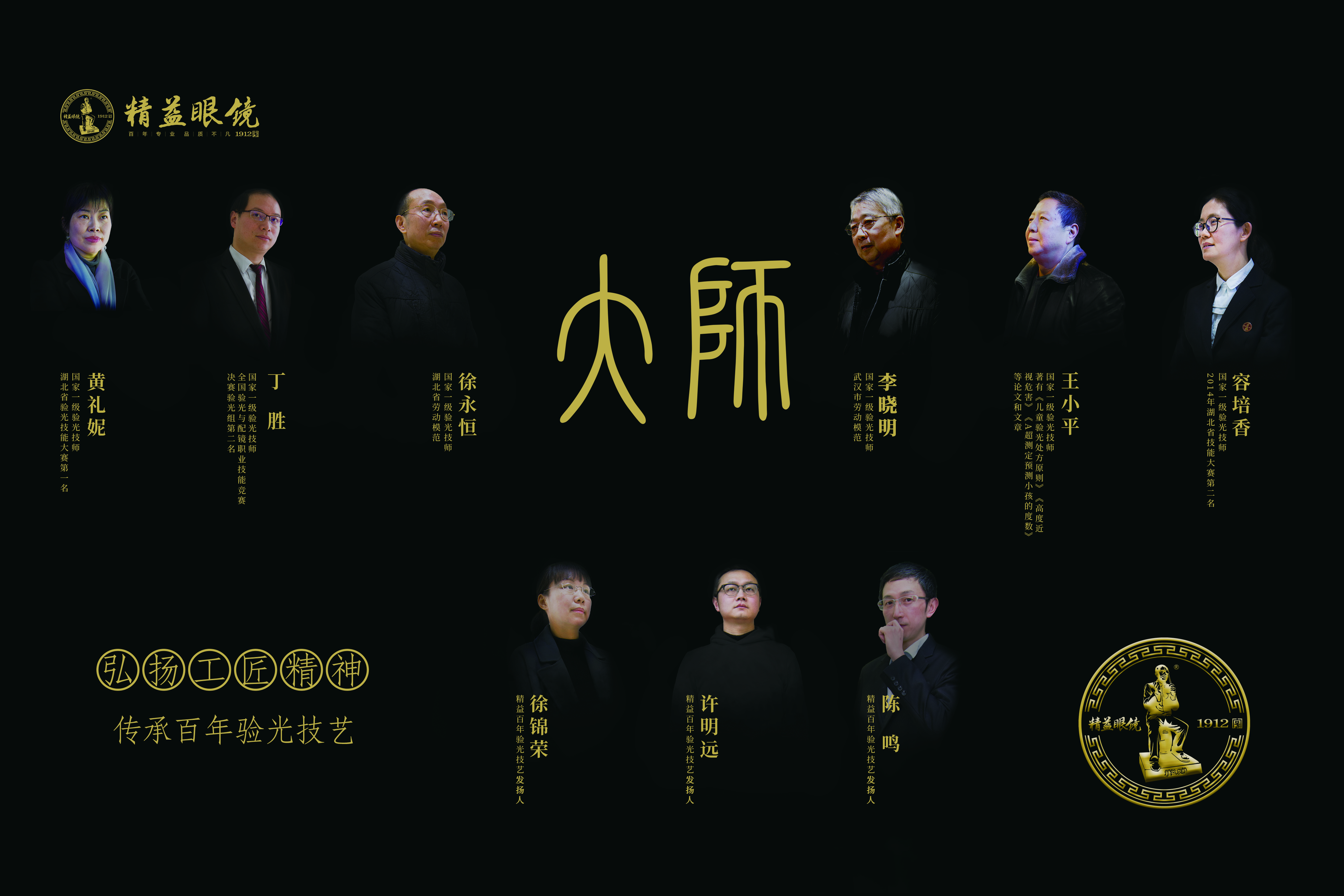 武汉精益眼镜2019“大师计”  海报