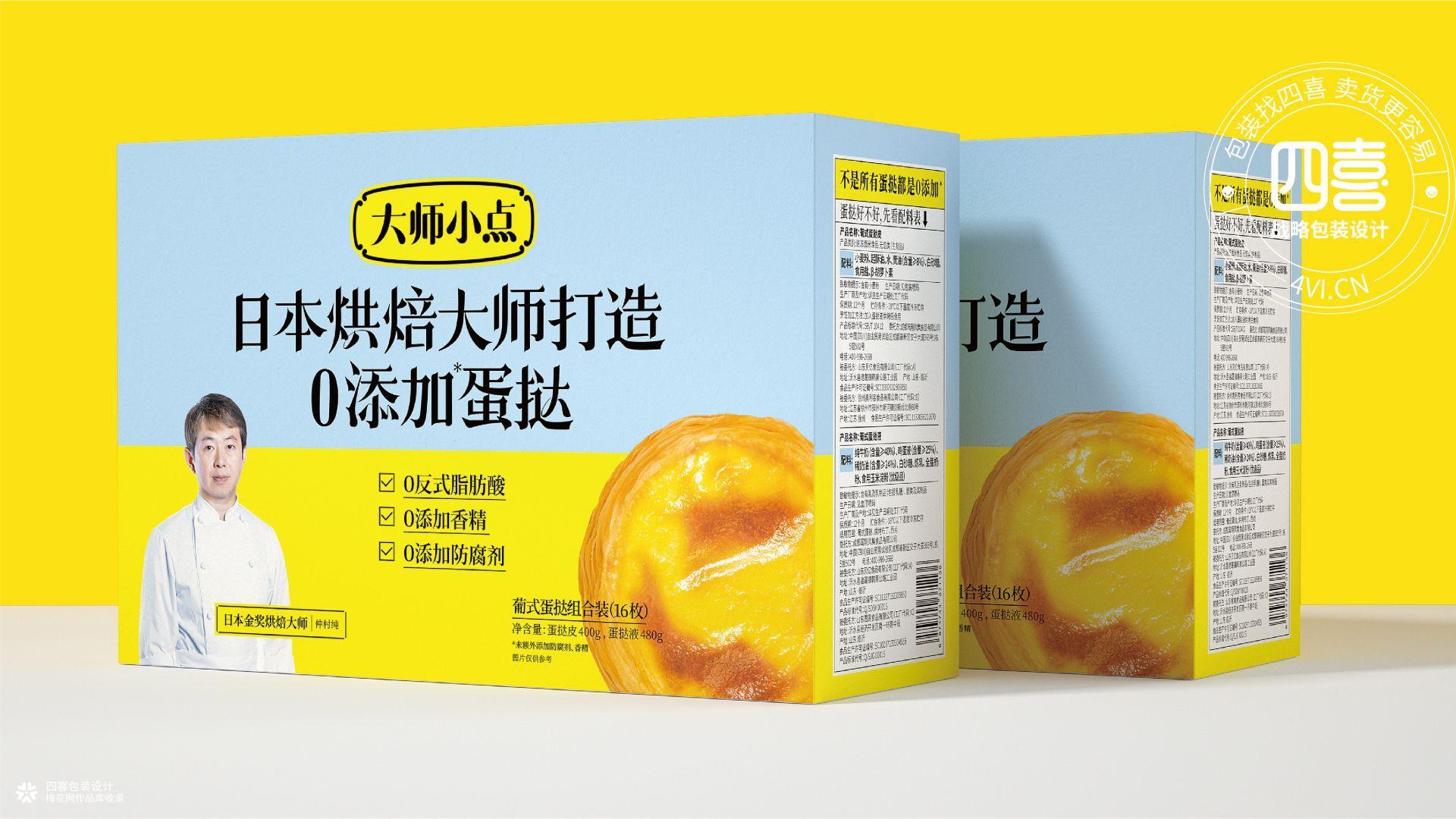 黄天鹅可生食鸡蛋&大师小点蛋挞品牌包装全案设计