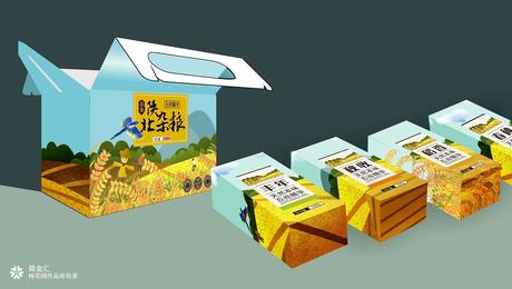 “五谷丰盈”陕北杂粮包装设计