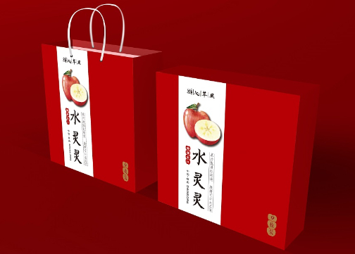 “水灵灵”苹果包装设计