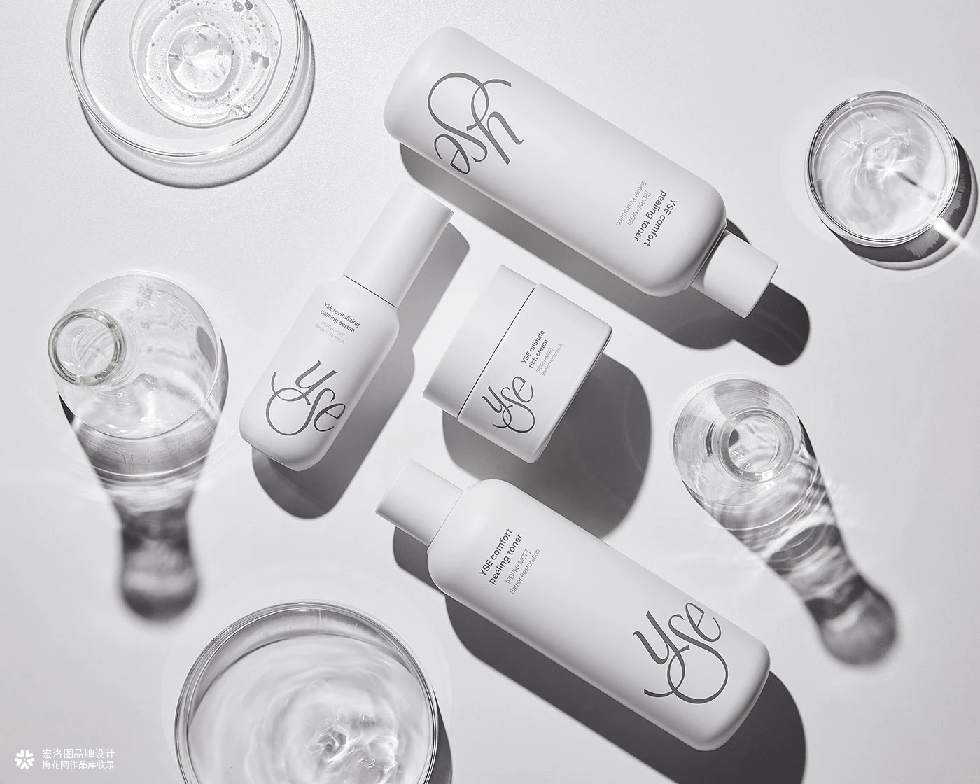护肤YSE品牌包装设计创意概括-宏洛图品牌设计