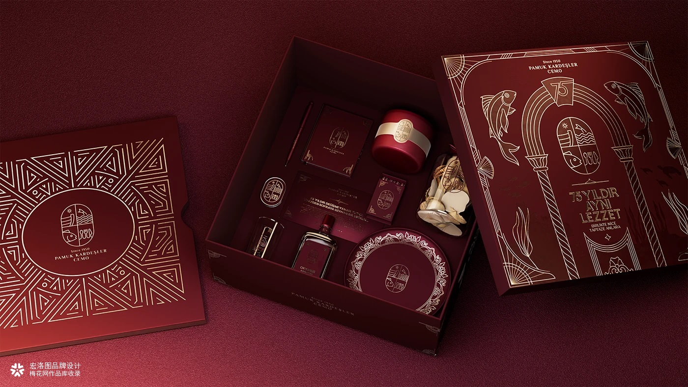 Pamuk Kardeşler Cemo 75周年华诞的礼盒包装设计-宏洛图品牌设计