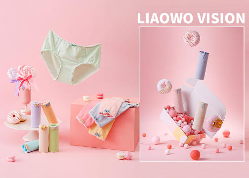 贴身衣物 | 半甜派 x 甜美系列 x LIAOWO VISION