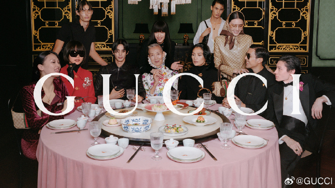 GUCCI的新春大片，有豪门家族那味儿了