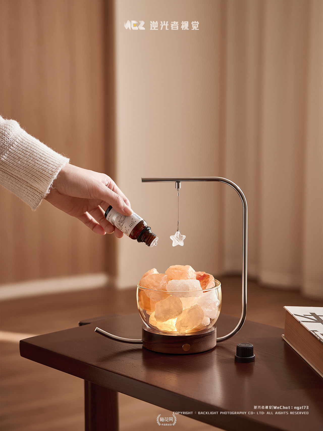 晶石香薰礼盒/静物摄影/家居摄影/菓凯香薰/逆光者视觉