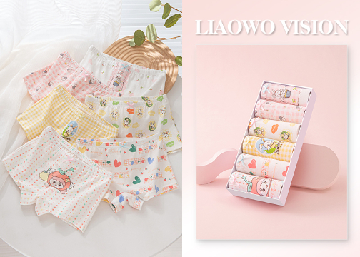 贴身衣物 | 女童内裤拍摄 x 多种风格 x LIAOWO VISION