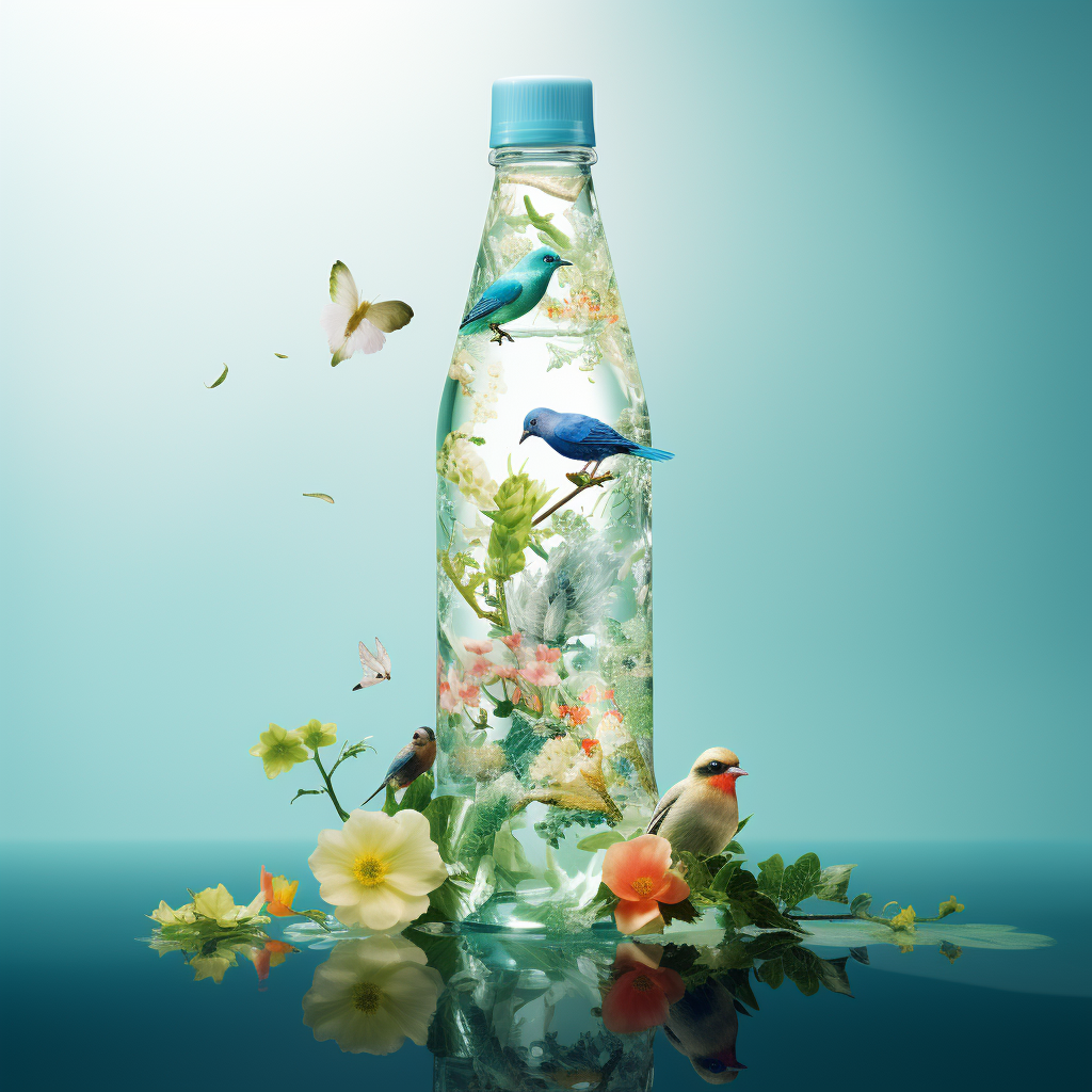 矿泉水包装设/饮用水包装设计/插画包装设计/瓶型设计/外箱设计