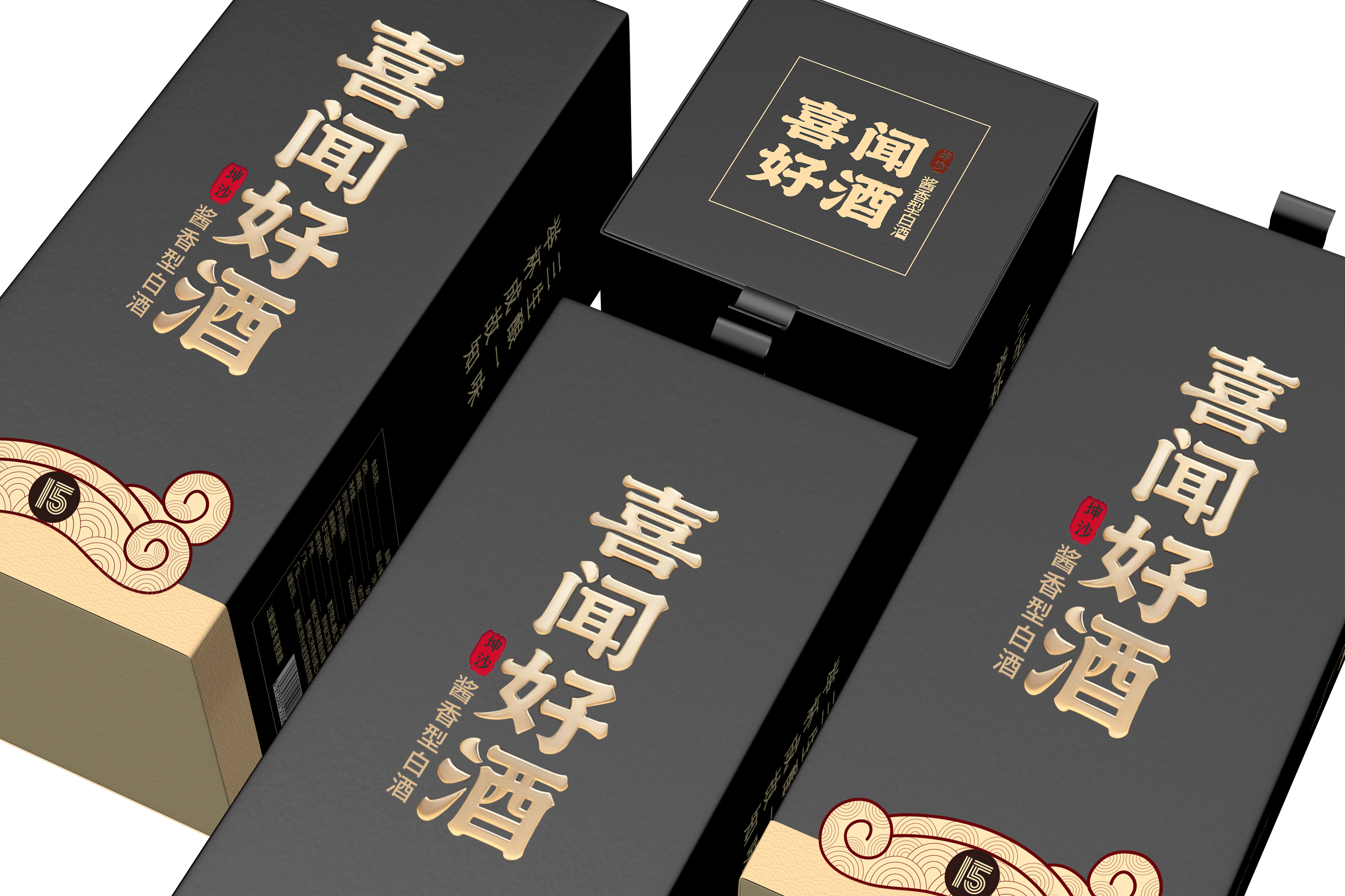 白酒包装设计丨酱酒包装设计丨高端白酒包装丨酒瓶设计丨酒盒设计