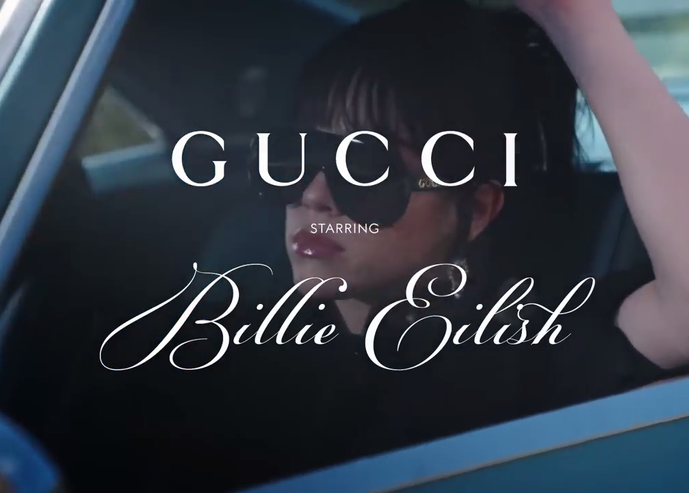 Billie Eilish演绎全新Gucci眼镜系列
